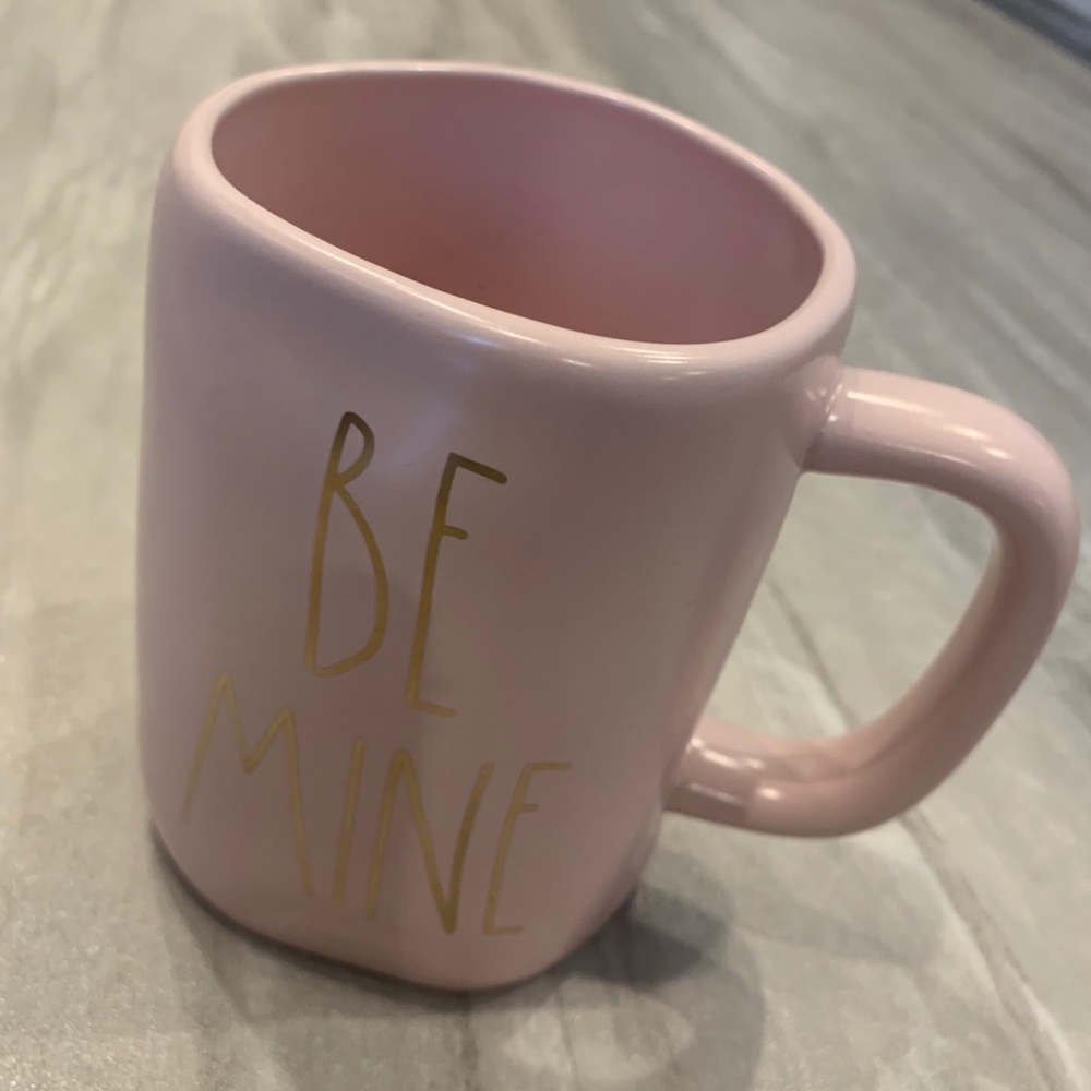 Rae Dunn BE MINE Coffee Mug in PINK